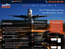 Tablet Screenshot of ikaros-aeropark.com